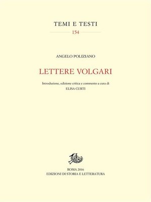 cover image of Lettere volgari